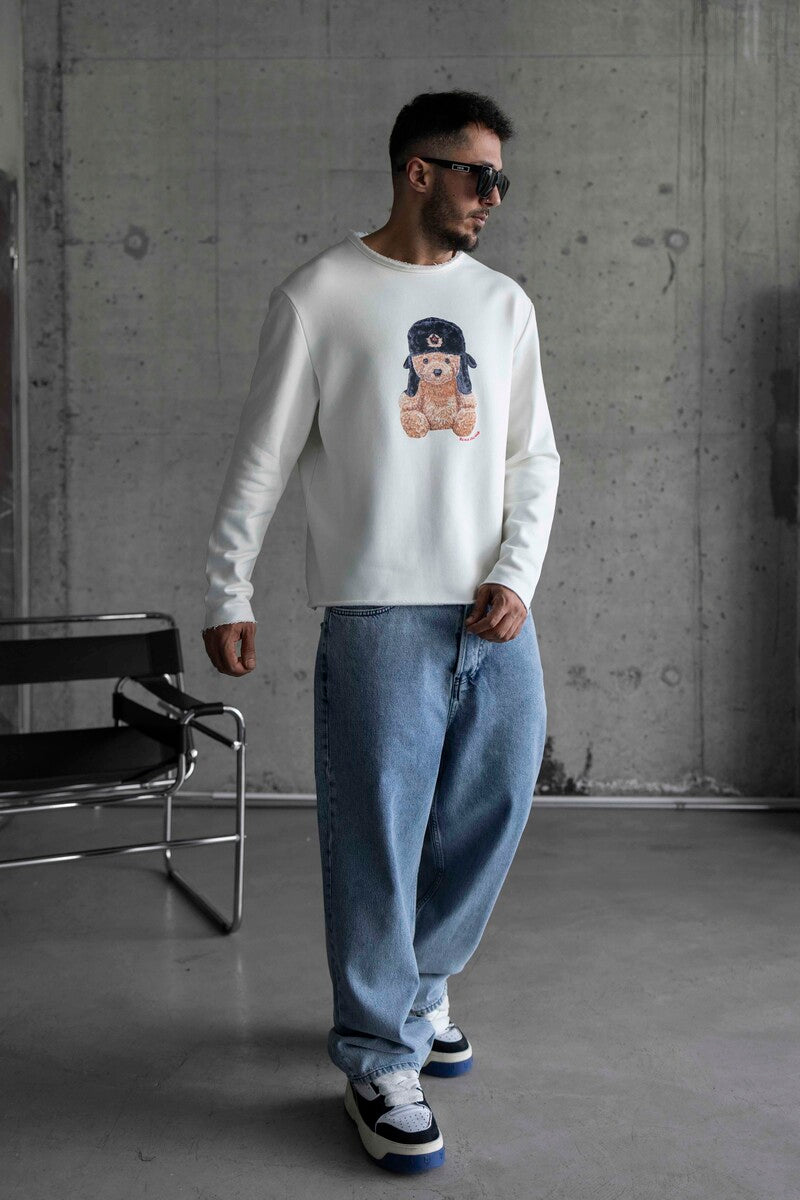 Black Island White Sweatshirt 1796