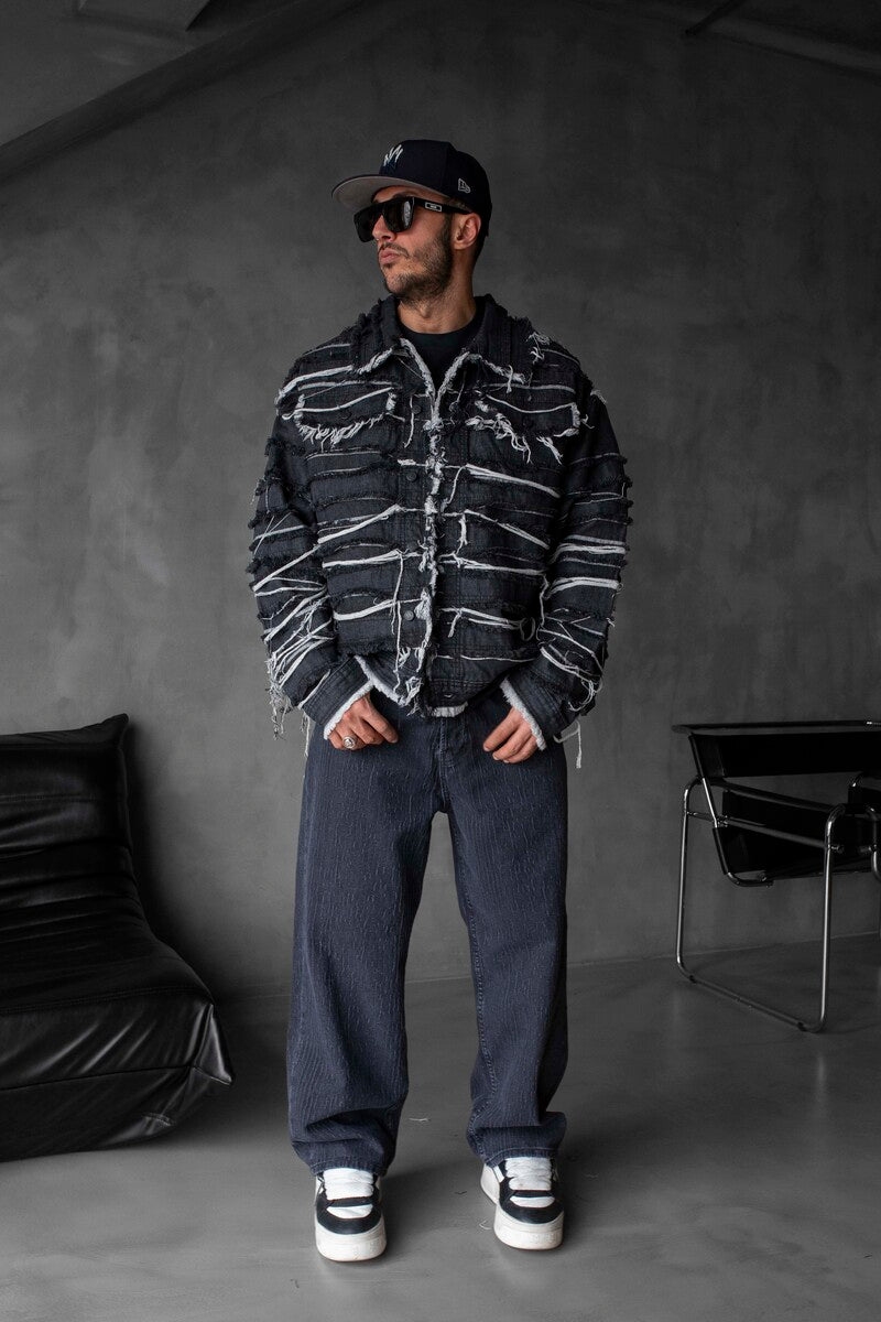 BLACK JEANS JACKET 16890