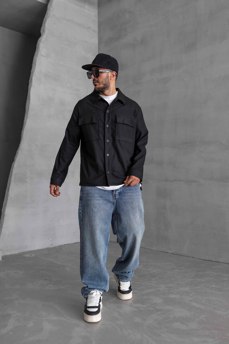 BLACK SHIRT BLACK 16449