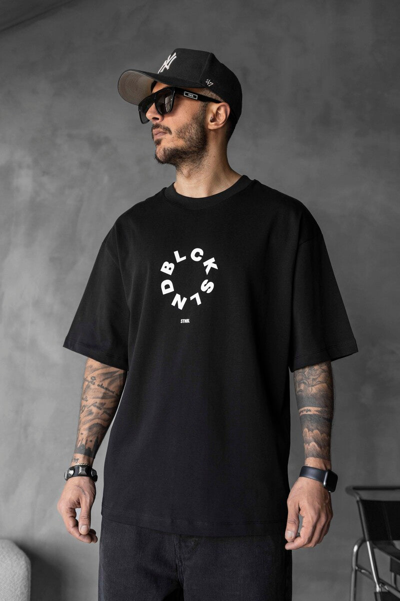 BLCK SLND PRINTED T-SHIRT BLACK 1812