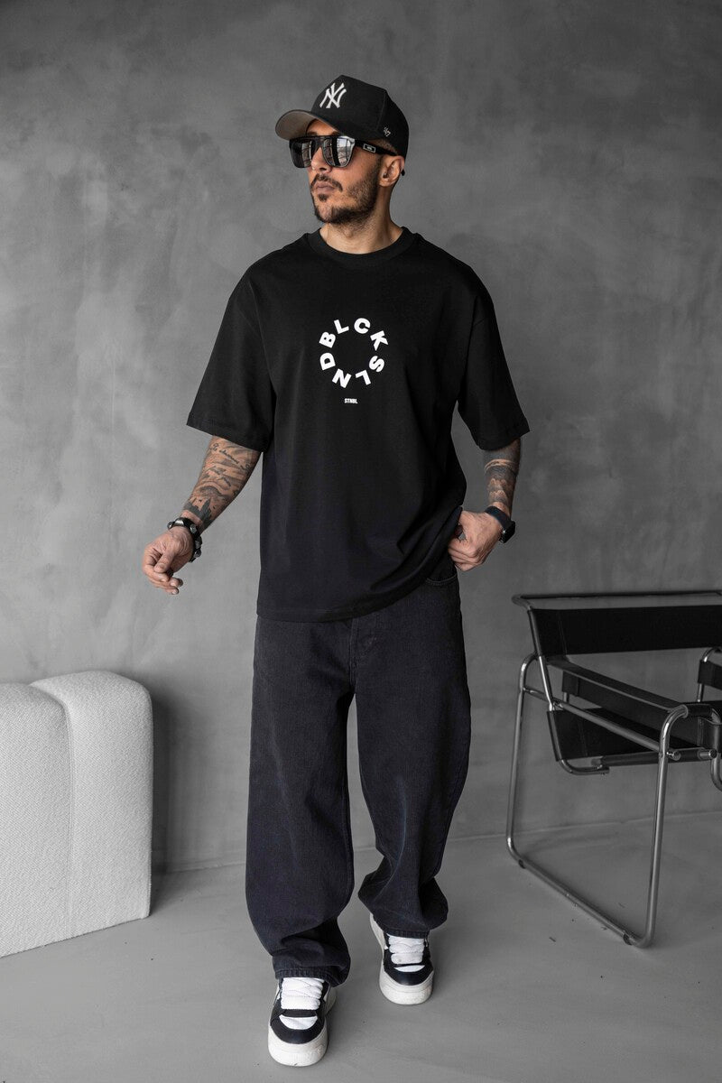 BLCK SLND PRINTED T-SHIRT BLACK 1812