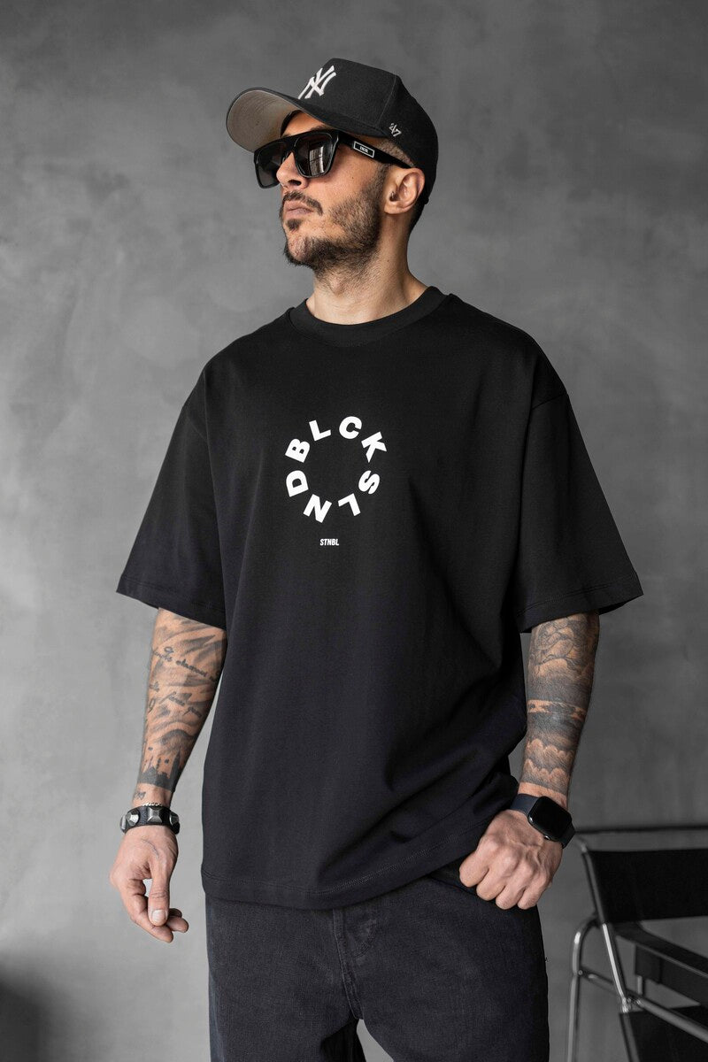 BLCK SLND PRINTED T-SHIRT BLACK 1812