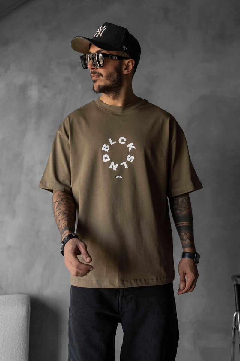 BLCK SLND PRINTED T-SHIRT GREEN 1812