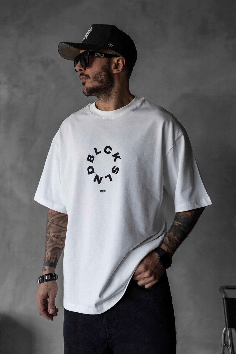 BLCK SLND PRINTED T-SHIRT WHITE 1812