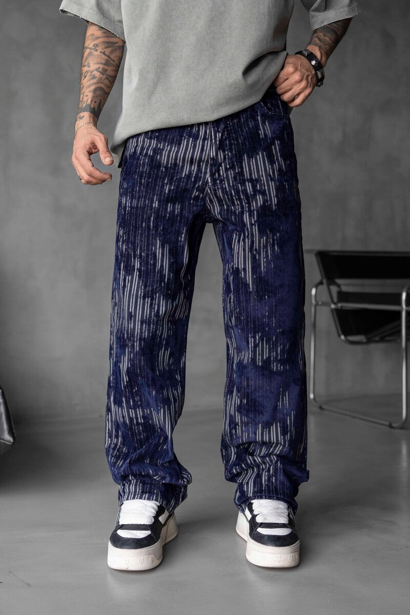 Blue Baggie Denim Jeans 16998