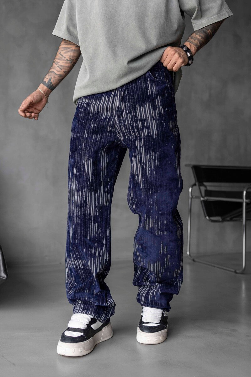 Blue Baggie Denim Jeans 16998