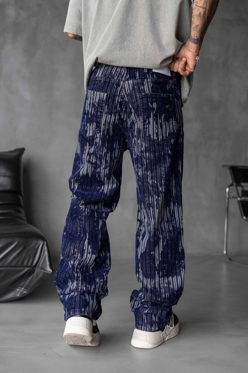 Blue Baggie Denim Jeans 16998