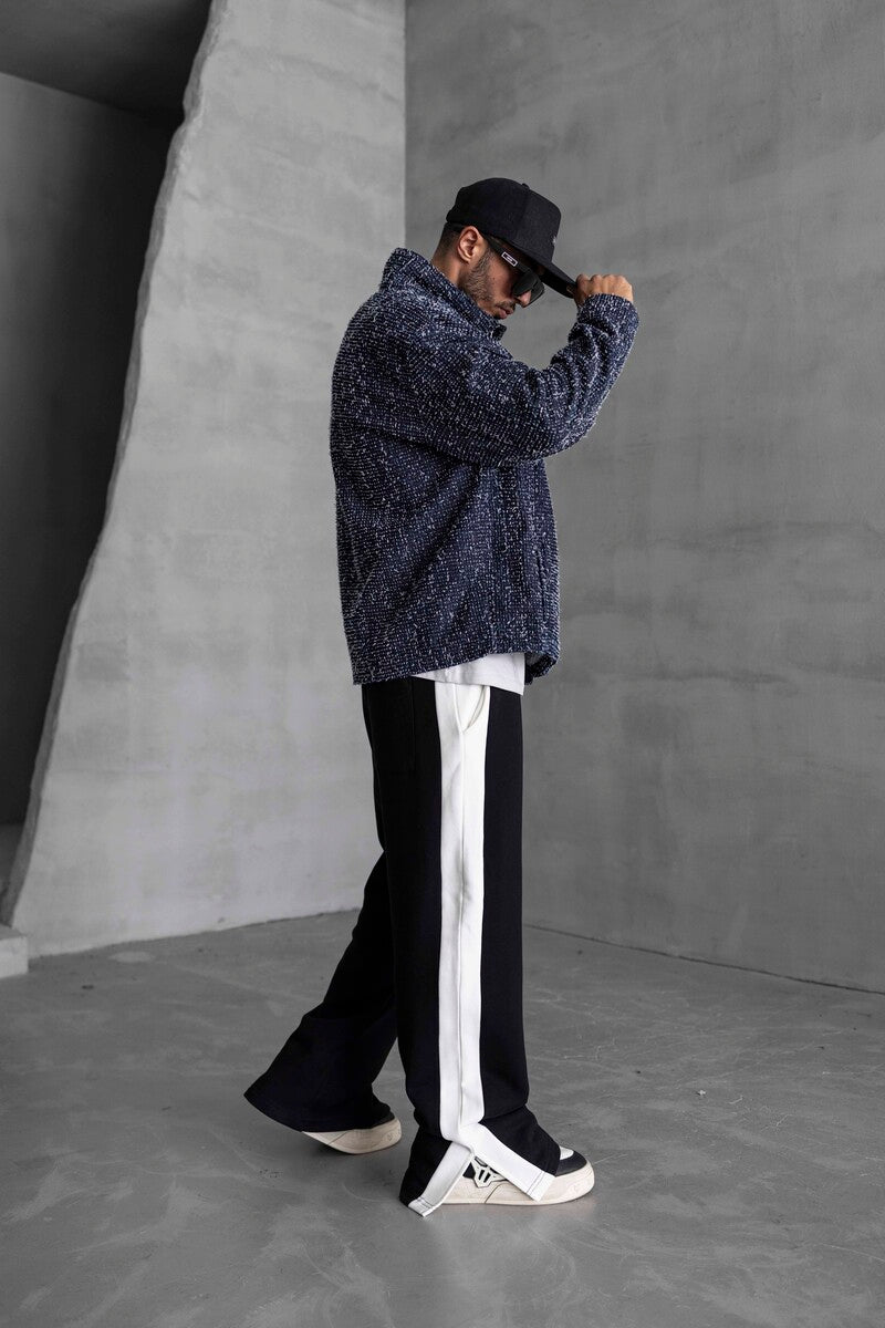 BLUE TEXTURED DENIM JACKET 16960