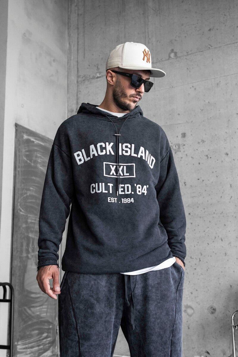 Cult Ed. 84 Printed Black Hoodie 1459