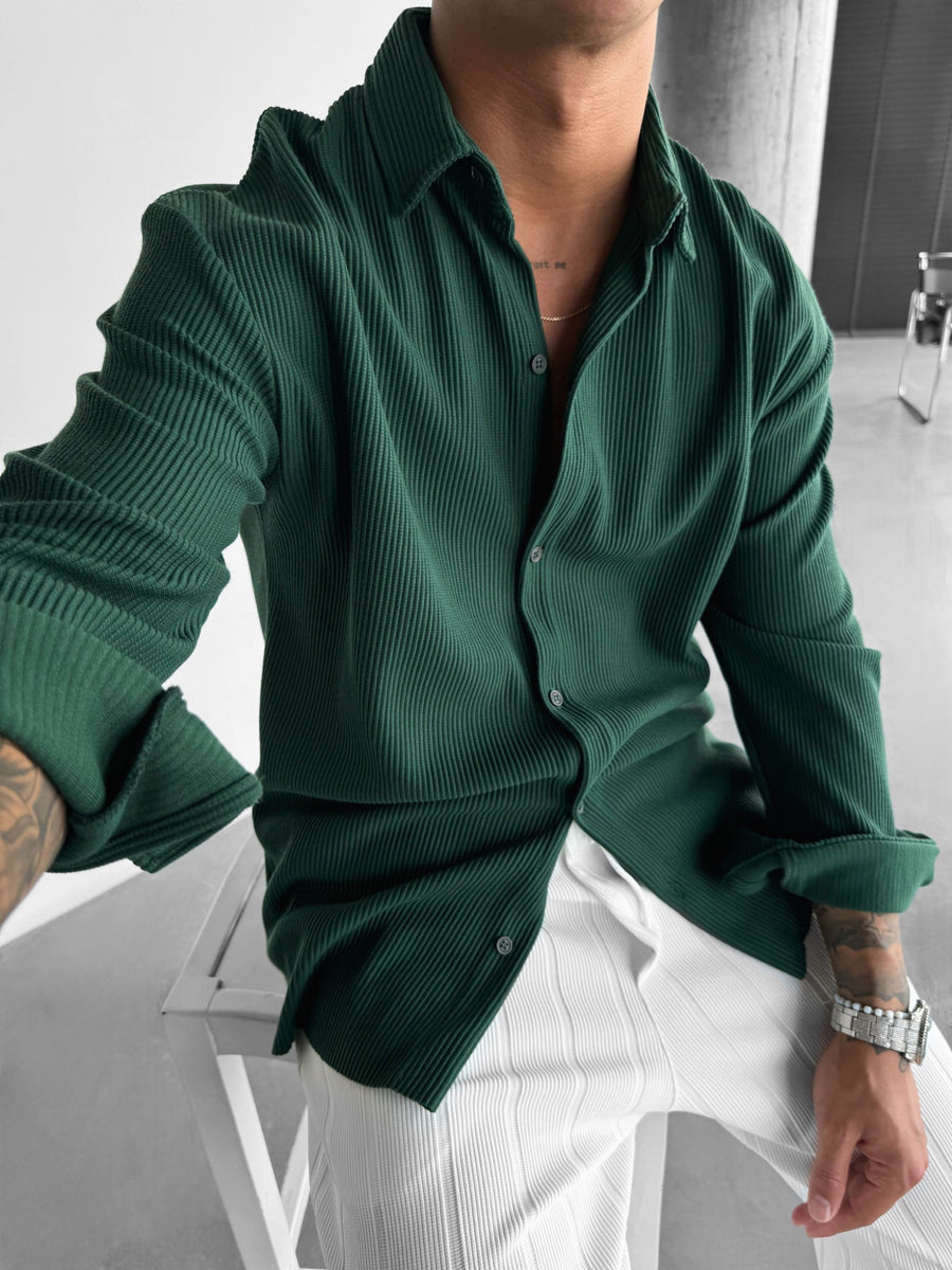 Oversize Cord Shirt - Green