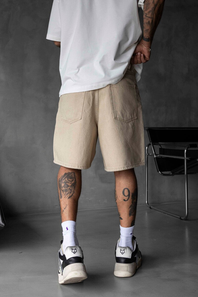 Denim Short Beige 17199