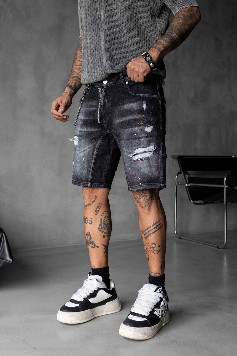 Denim Short Black 16325