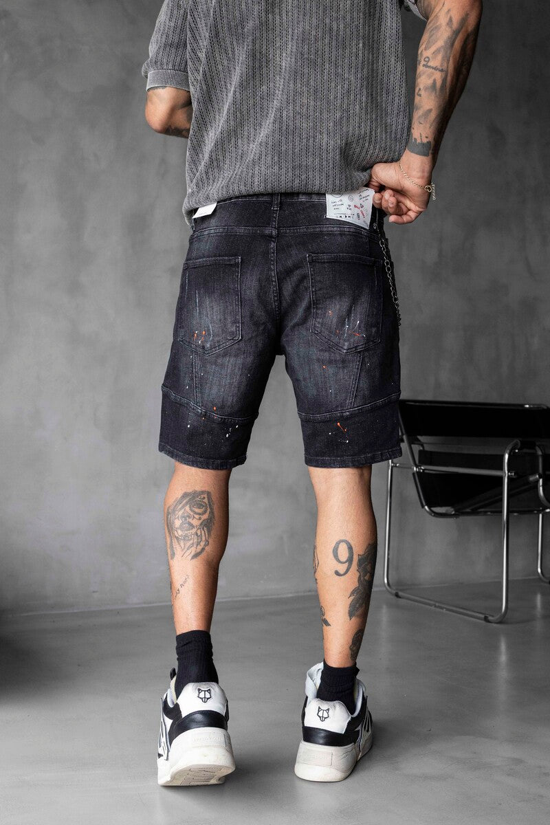 Denim Short Black 16325