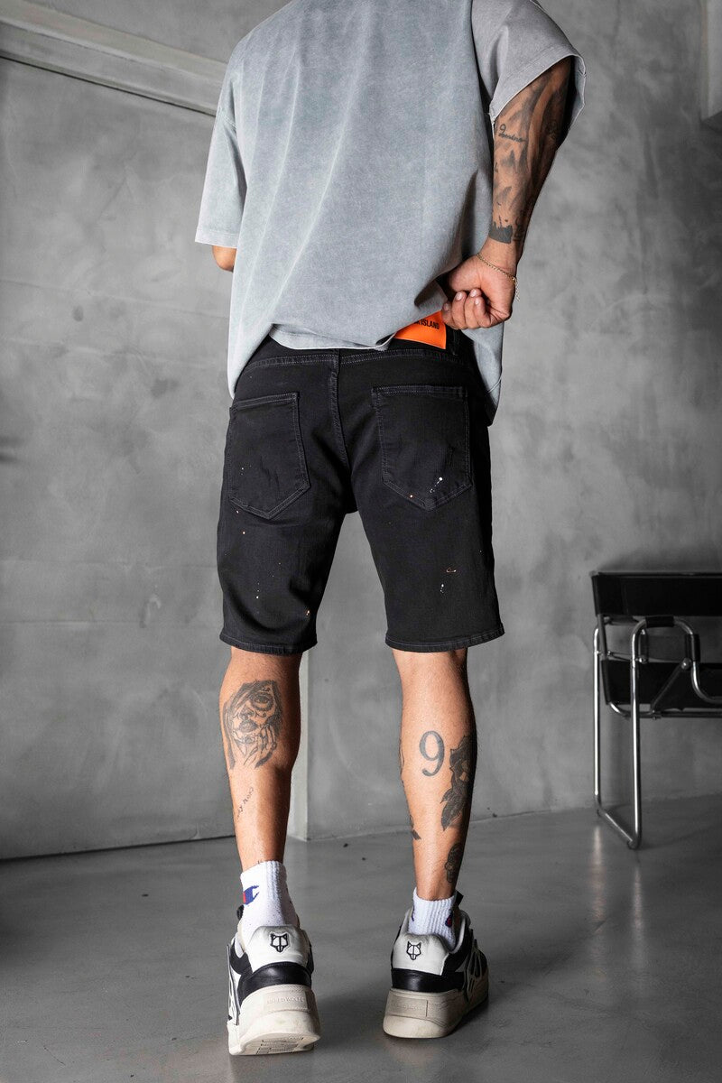 Denim Short Black 16165