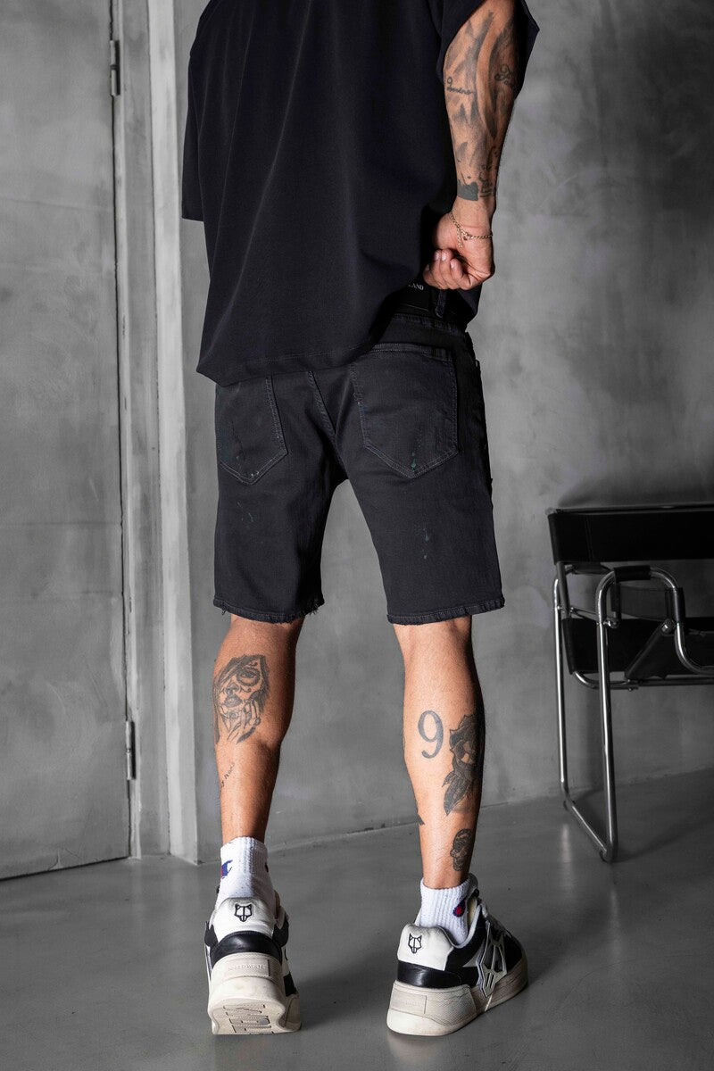 Denim Short Black 16275
