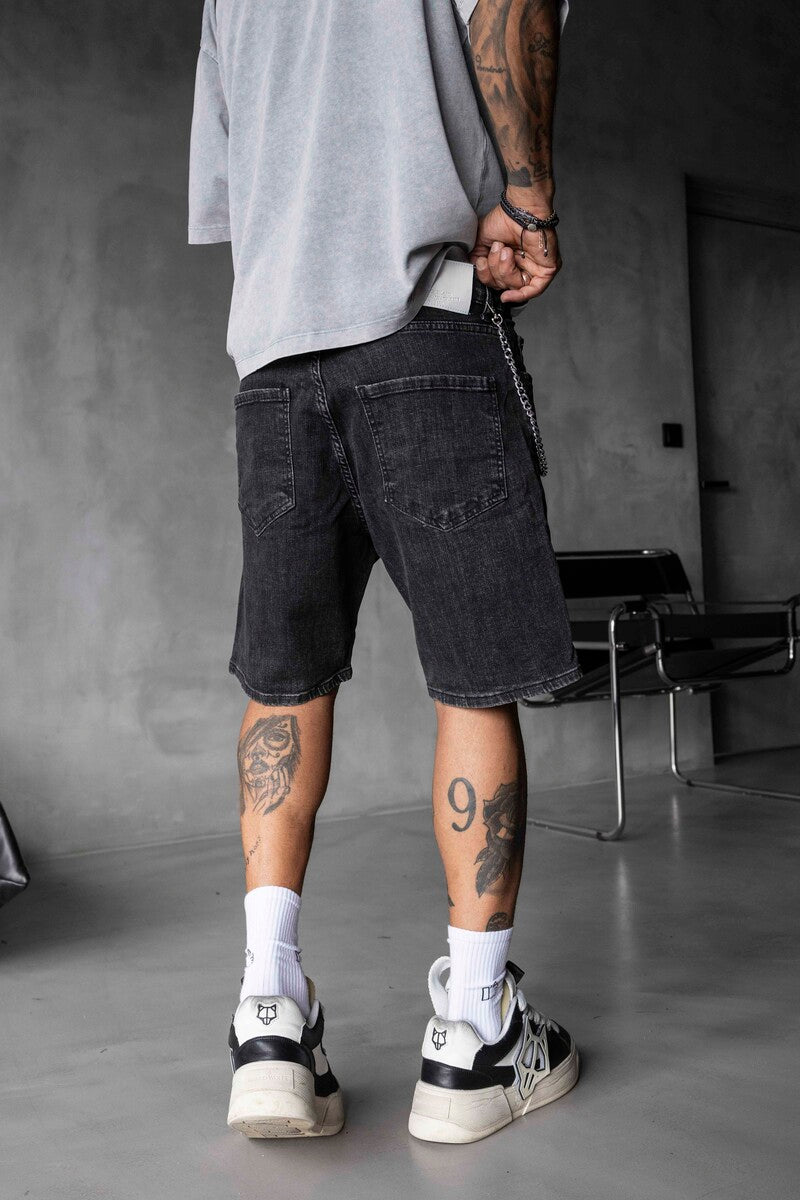 Denim Short Black 16766