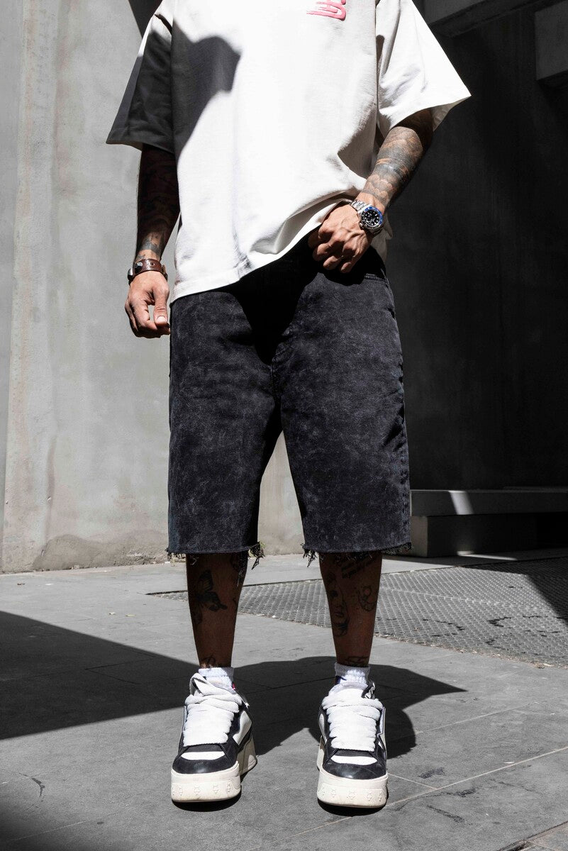 Denim Short Black 16875