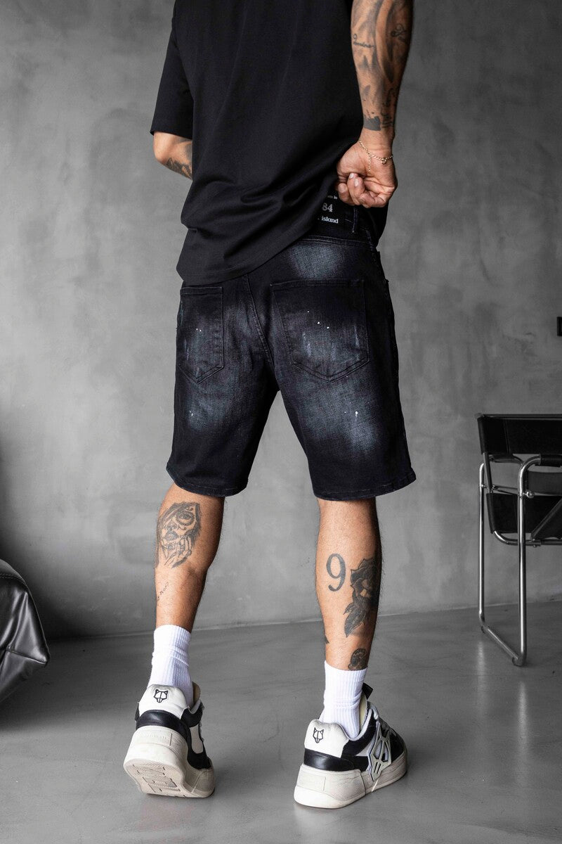 Denim Short Black 17204