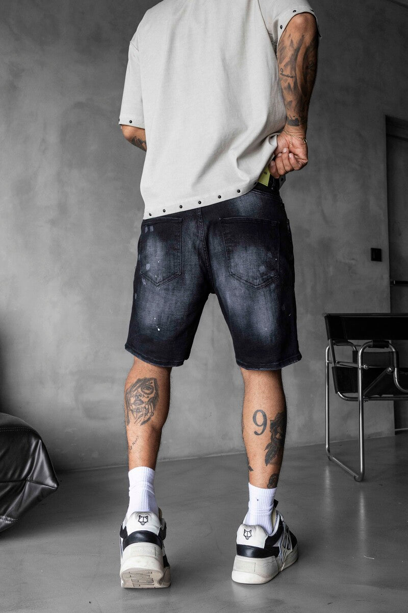 Denim Short Black 17205