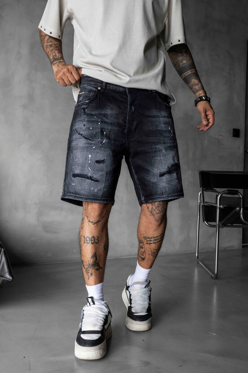 Denim Short Black 17205