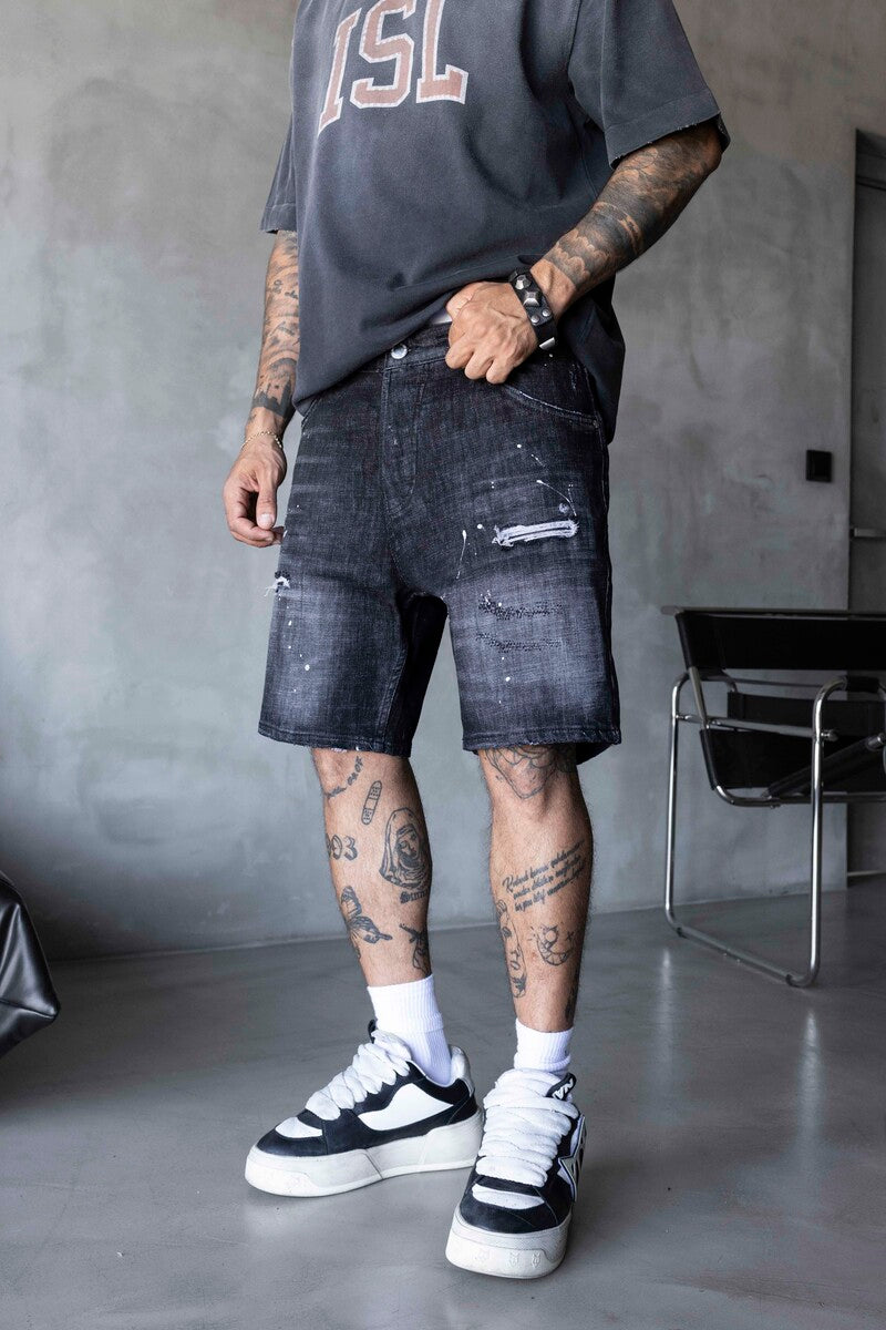 Denim Short Black 17230