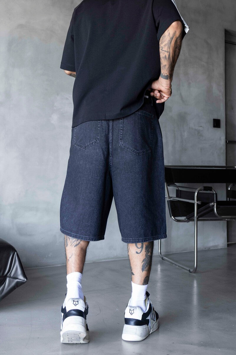 Denim Short Black 17269