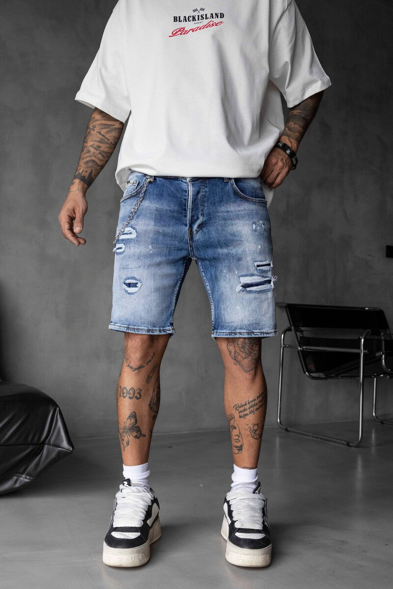 DENIM SHORT BLUE 16235