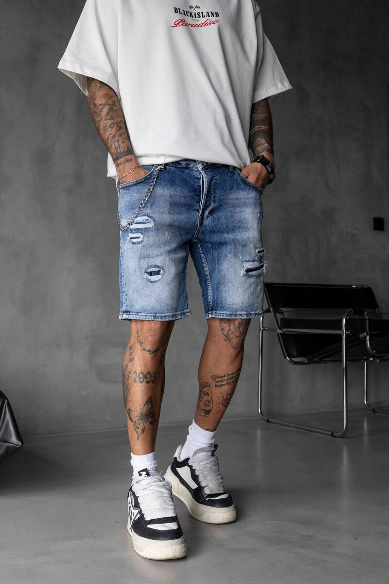 DENIM SHORT BLUE 16235