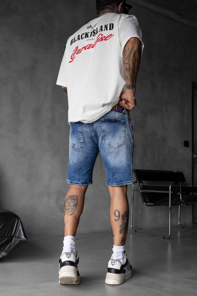 DENIM SHORT BLUE 16235