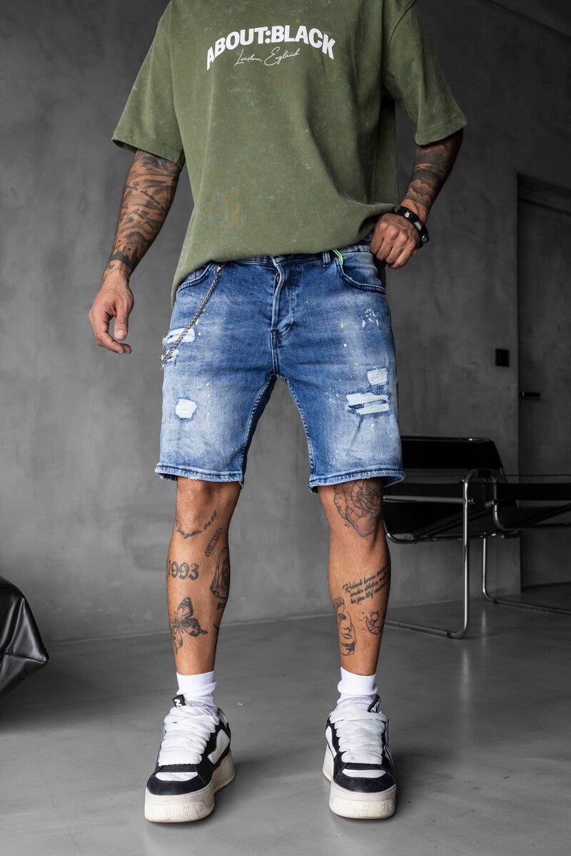 DENIM SHORT BLUE 16256