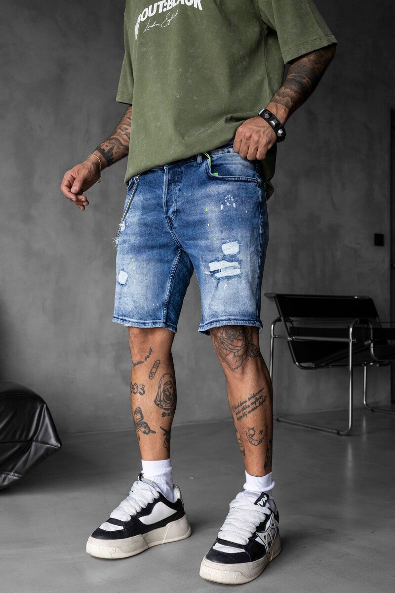 DENIM SHORT BLUE 16256