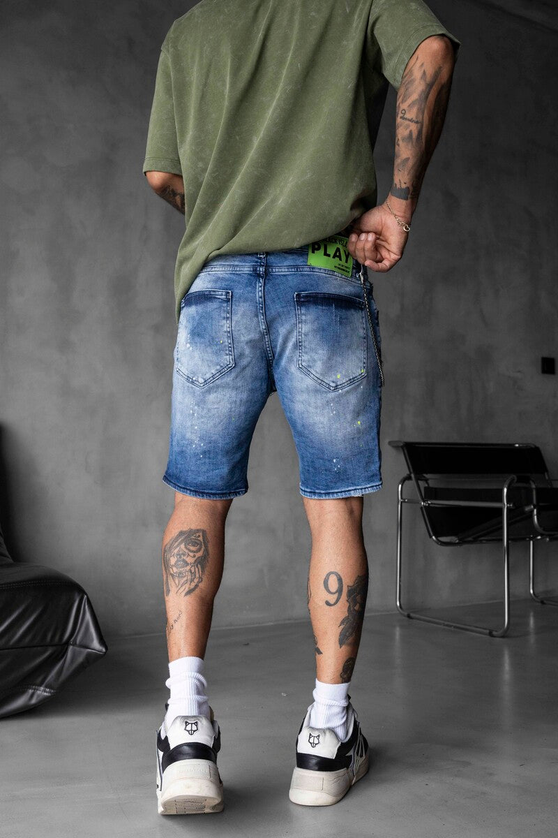 DENIM SHORT BLUE 16256