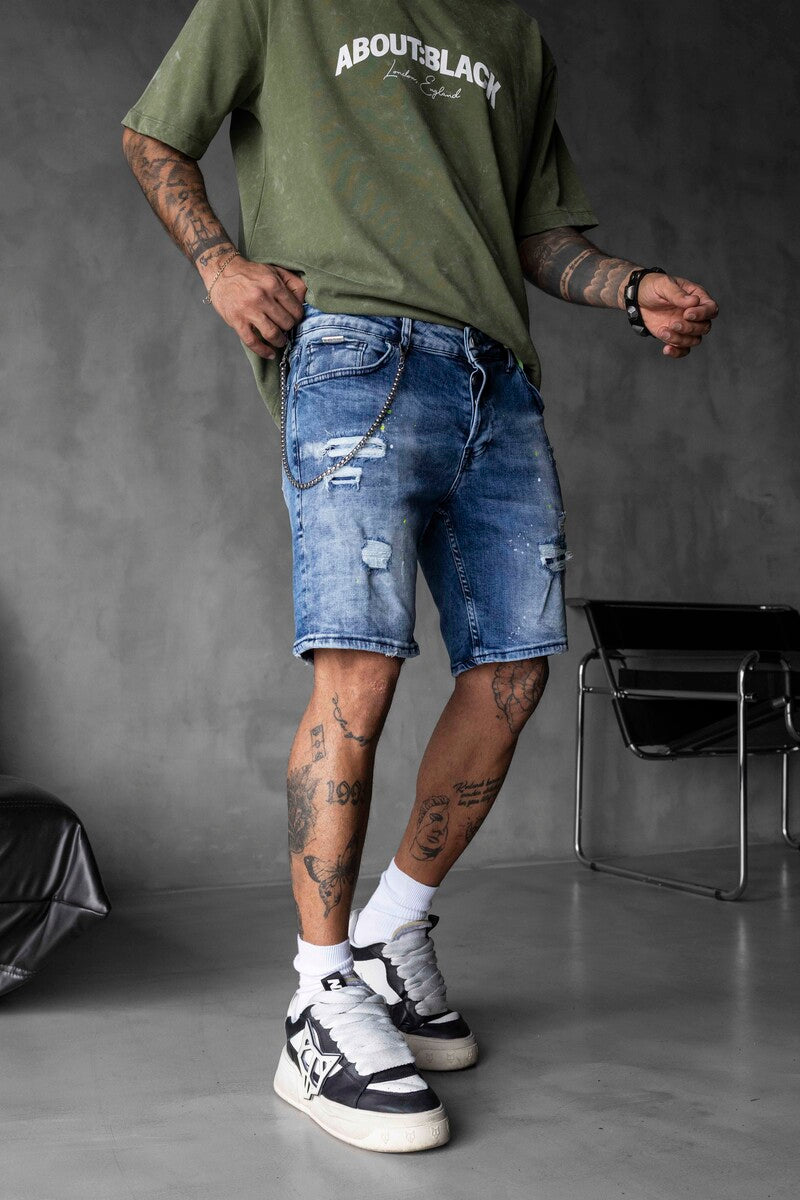 DENIM SHORT BLUE 16256