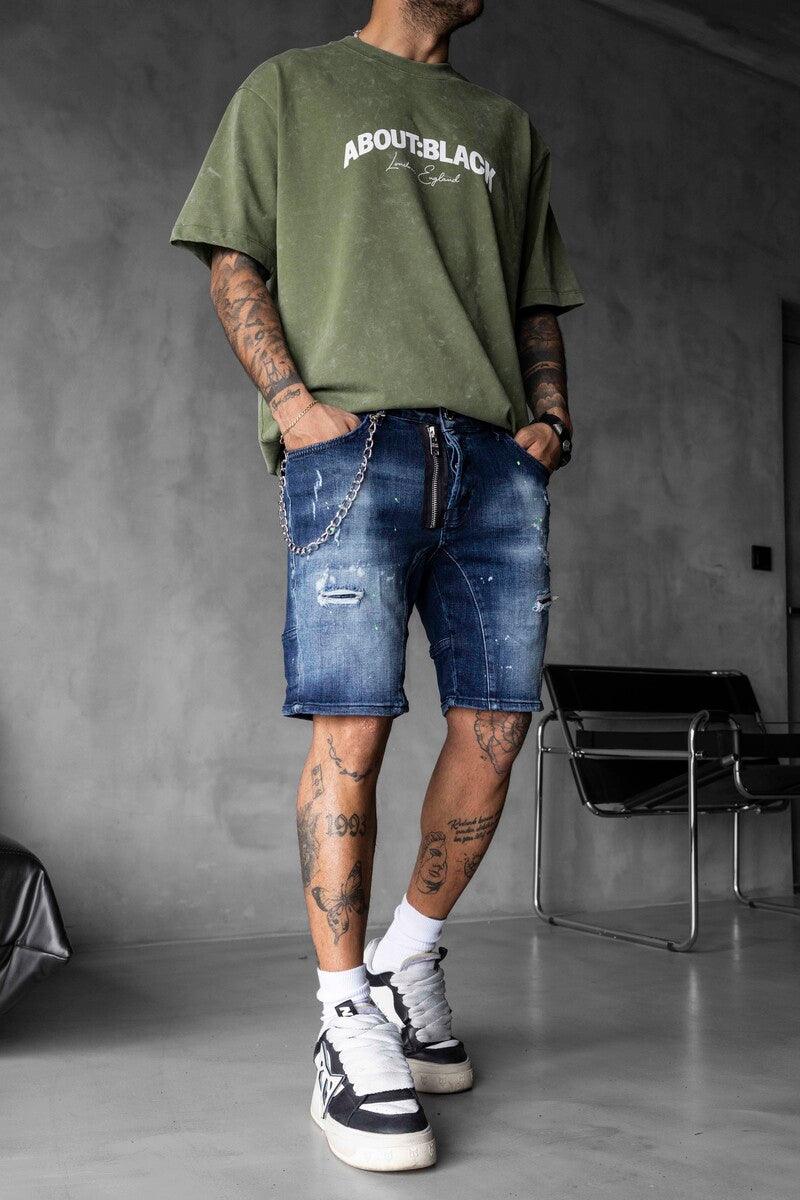 DENIM SHORT BLUE 16263