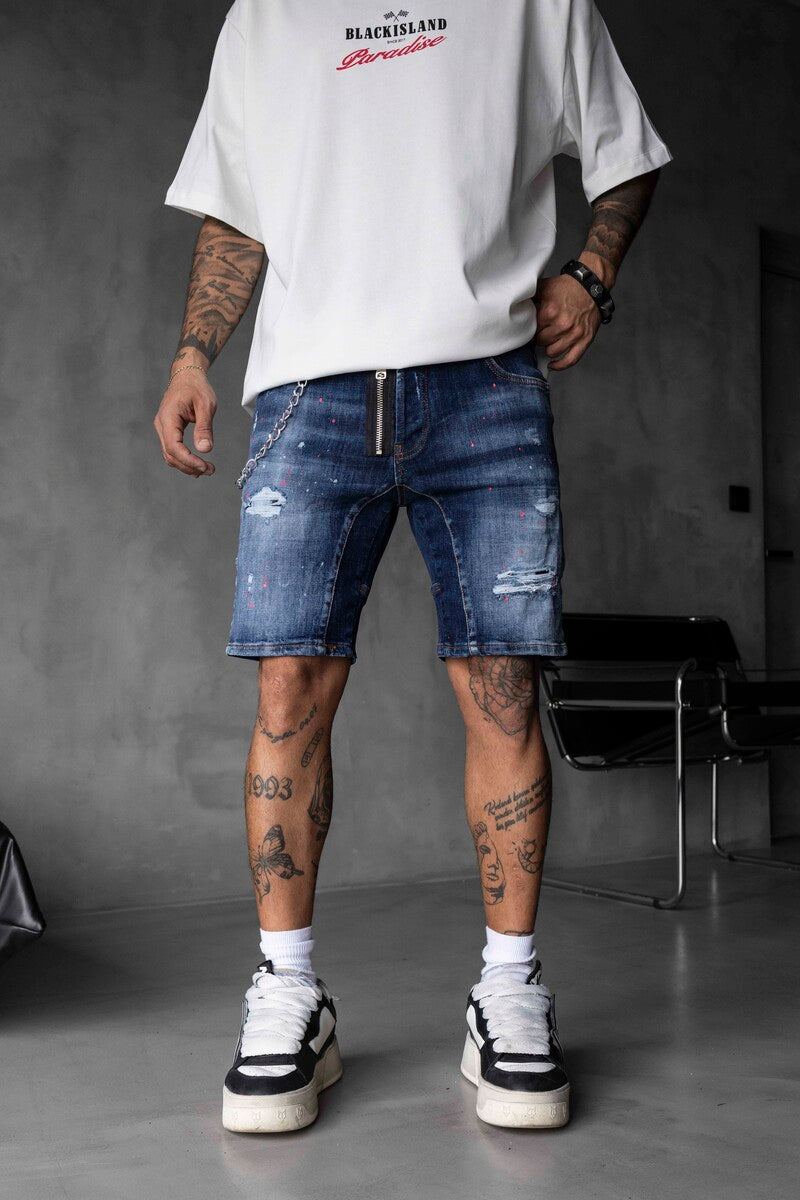 DENIM SHORT BLUE 16266