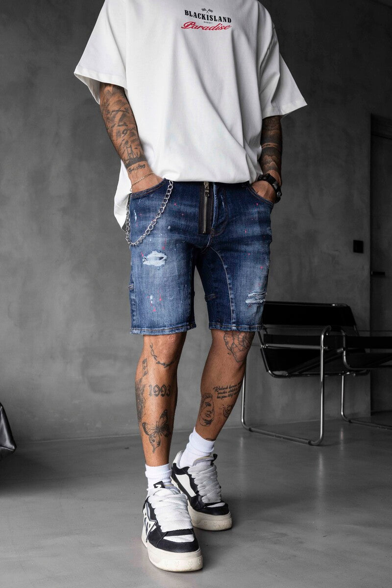 DENIM SHORT BLUE 16266