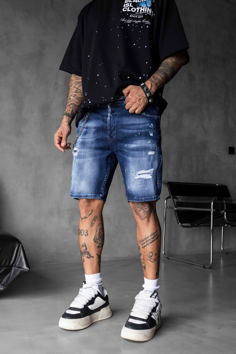 DENIM SHORT BLUE 16269