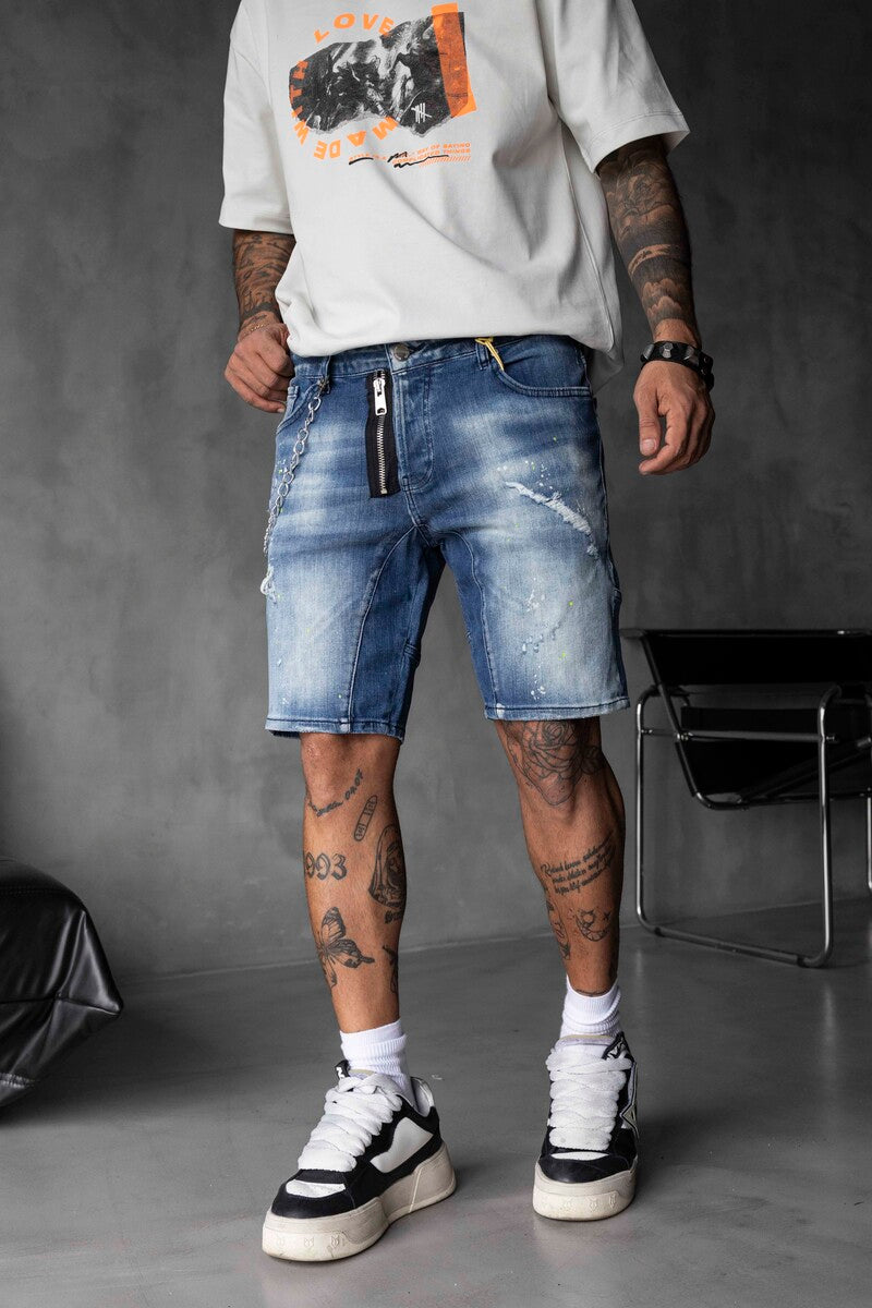 DENIM SHORT BLUE 16299