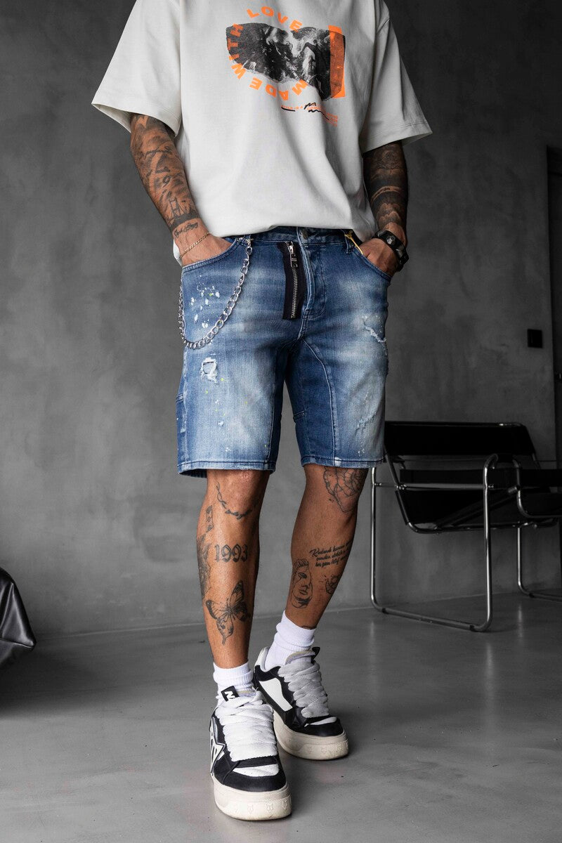 DENIM SHORT BLUE 16299