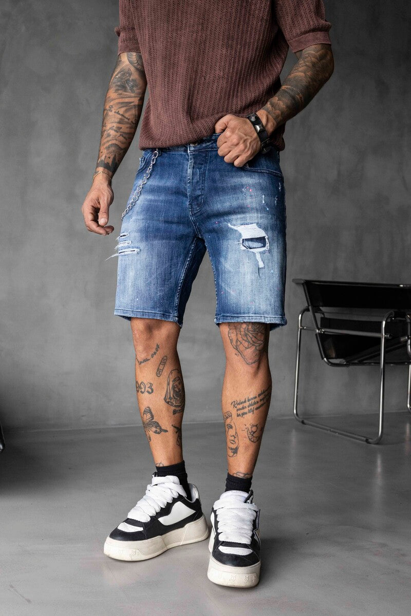 DENIM SHORT BLUE 16338