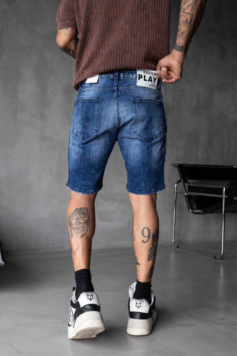 DENIM SHORT BLUE 16338