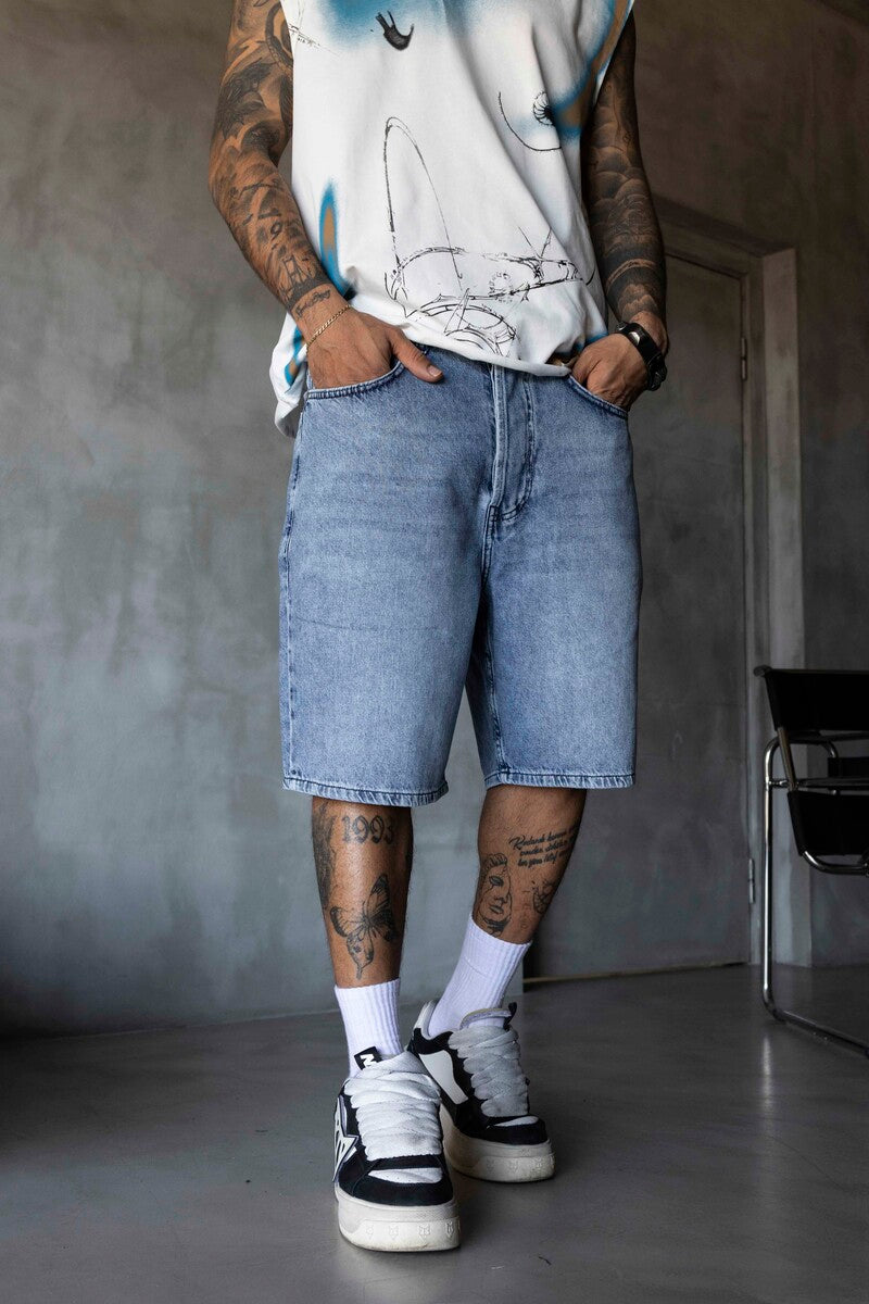 Denim Short Blue 17186