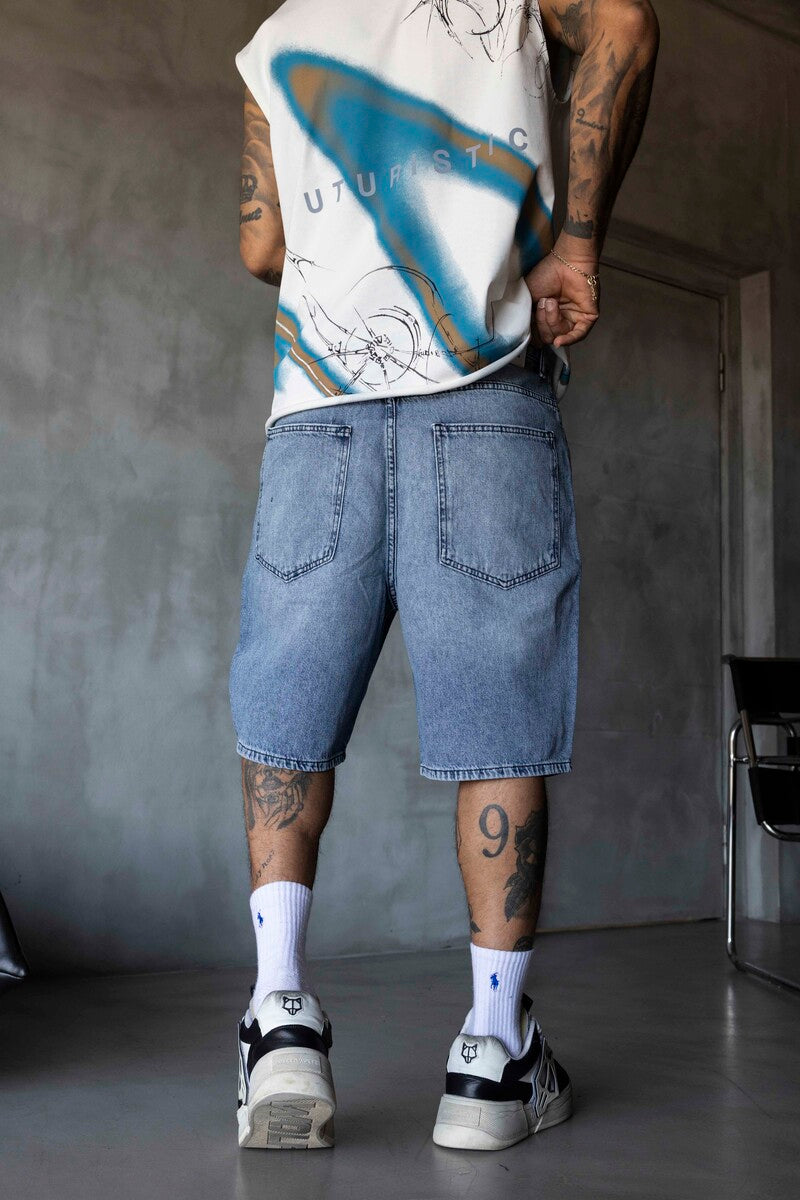 Denim Short Blue 17186