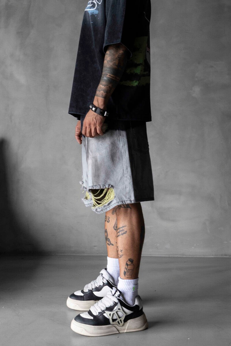 Denim Short Gray 17135