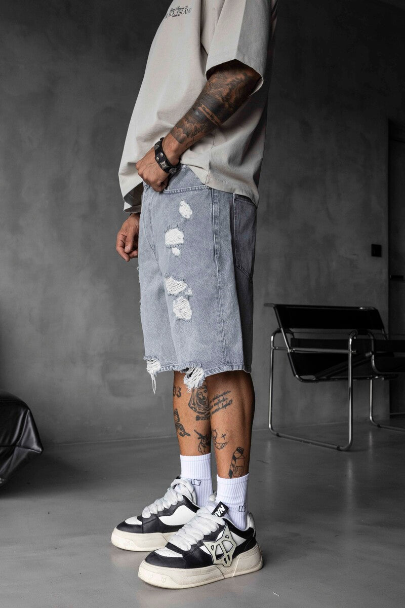 Denim Short Gray 16855