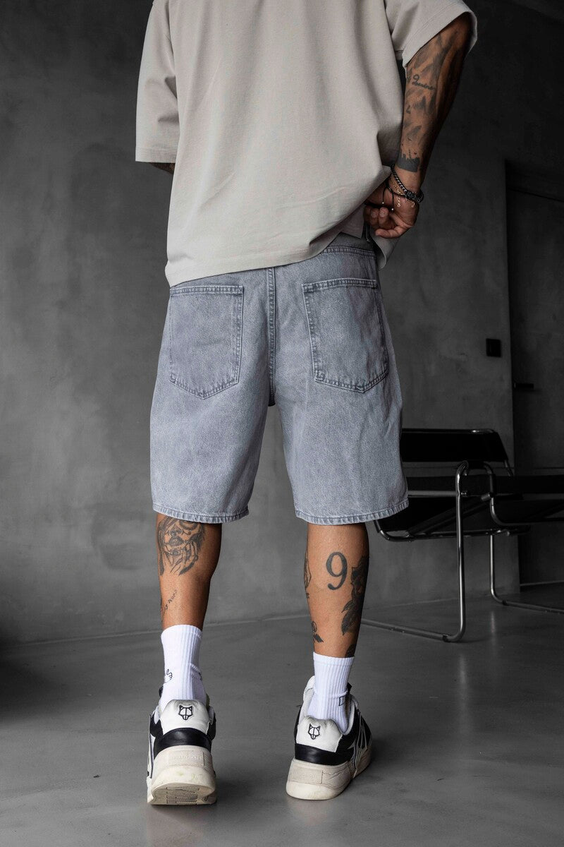 Denim Short Gray 16855