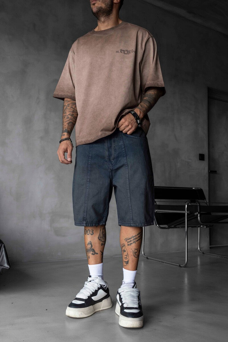 Denim Short Navy Blue 16839