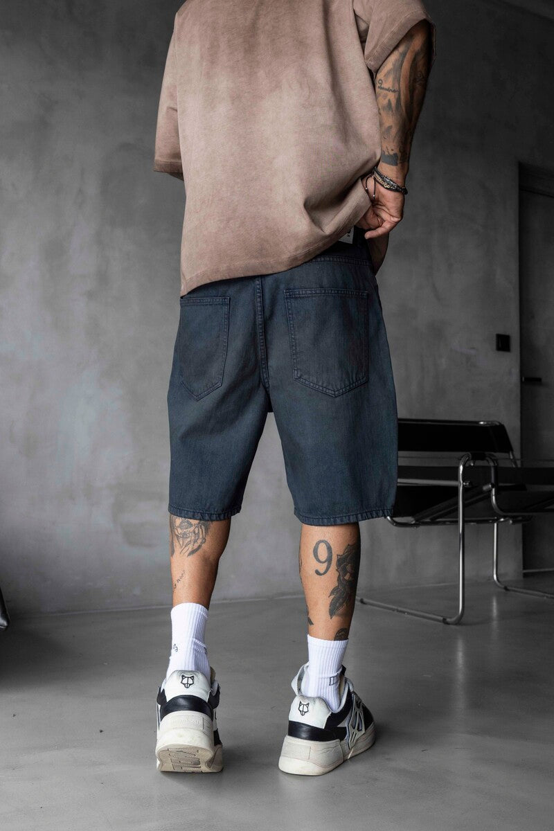 Denim Short Navy Blue 16839