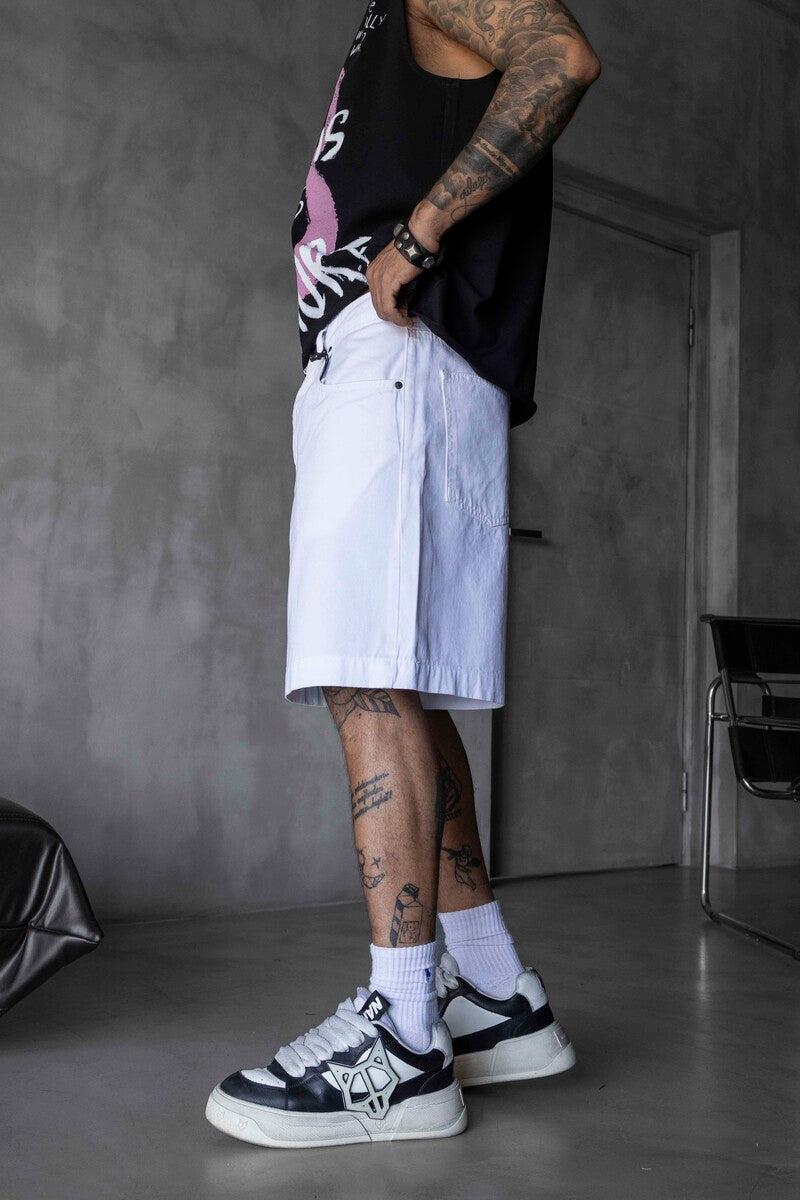 Denim Short White 17219