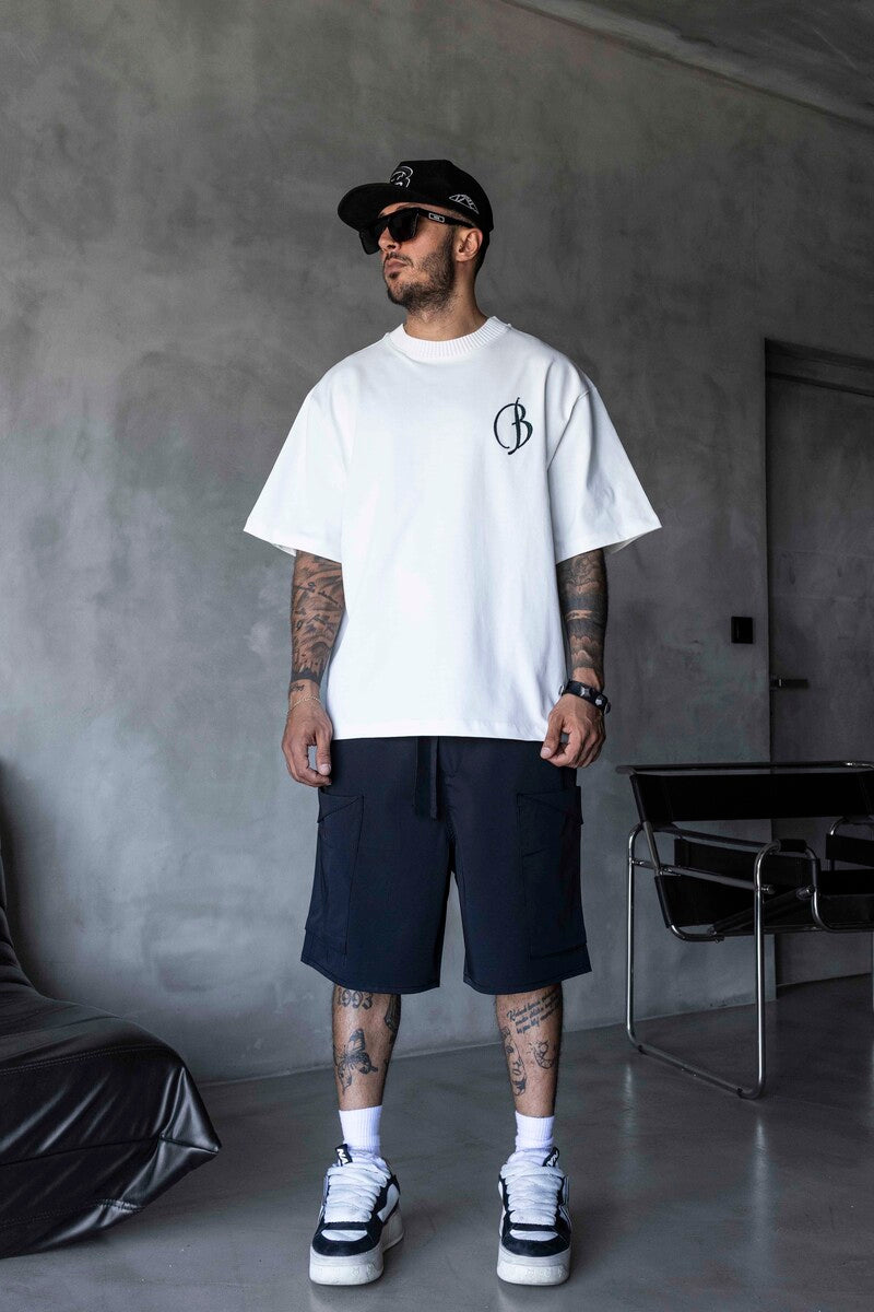 Embroidered T-shirt White 1900